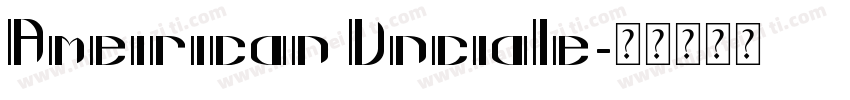 Ameirican Unciale字体转换